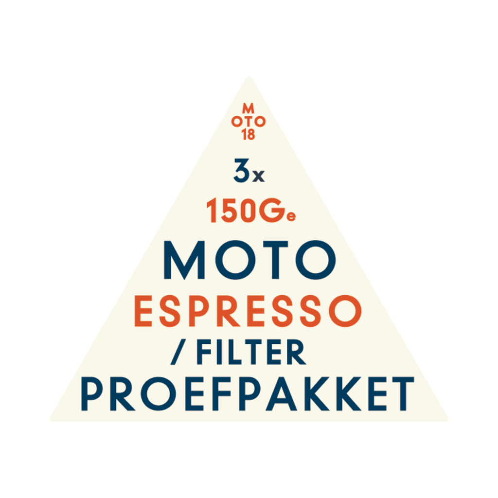 Moto Espresso / Filter Proefpakket — 3x 150g
