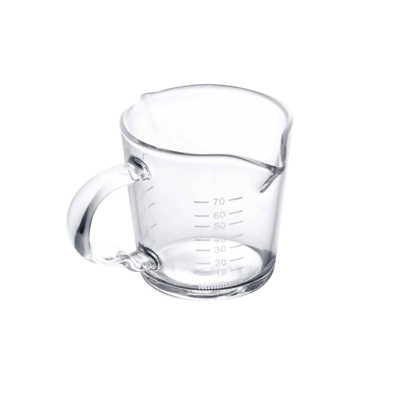 Espresso shotglas met dubbele uitloop