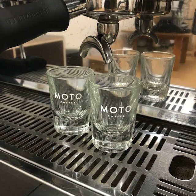Moto espresso shotglaasje