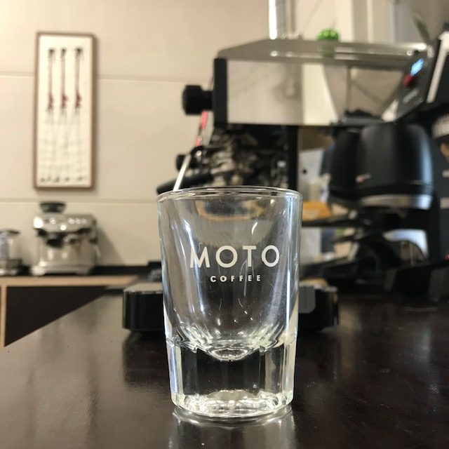 Moto espresso shotglaasje