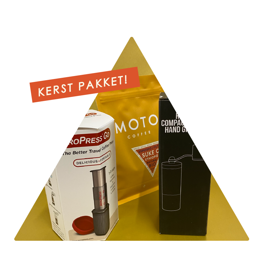 Kerstpakket Aeropress Go / Rhinowhares handmolen