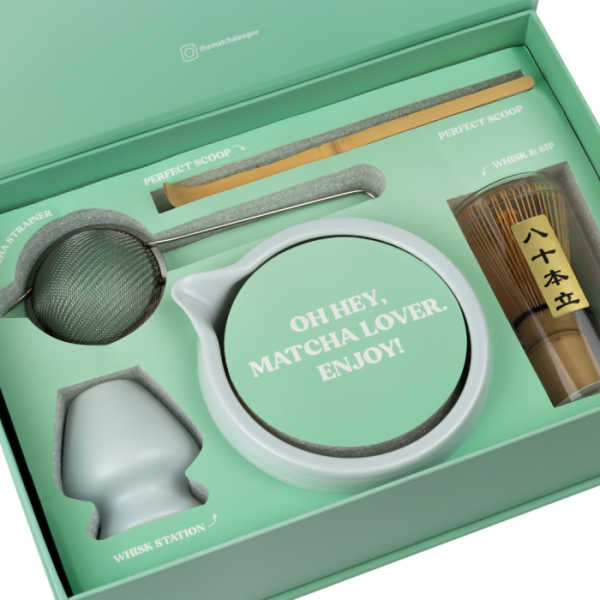 The Matcha League set inhoud